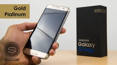Samsung Galaxy S7 Edge Unboxing Gold Platinum - YouTube