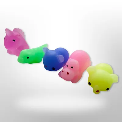 Набор игрушка антистресс Сквиш/SQUISHY/\"Милые мягкие животные \"5 штук\" -  купить с доставкой по выгодным ценам в интернет-магазине OZON (490737043)