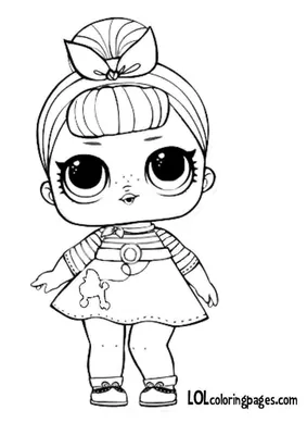 Куклы ЛОЛ для срисовки - Рисование , Для девочек, для детей от 6 лет |  HandCraftGuide