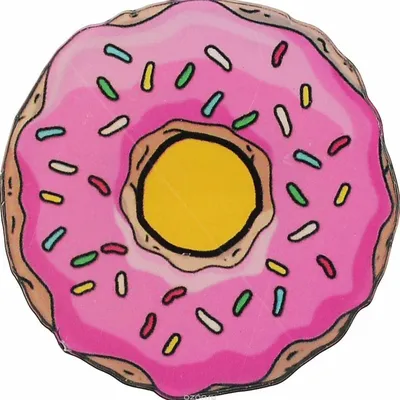 Рисунок карандашом розовый пончик, …» — создано в Шедевруме