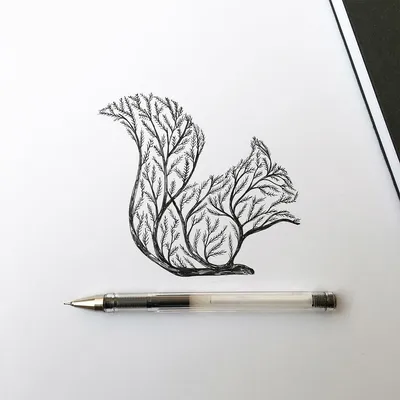 Для срисовки ручкой