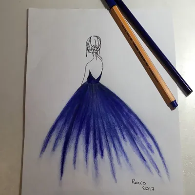 Картинки для срисовки синей ручкой - 77 фото