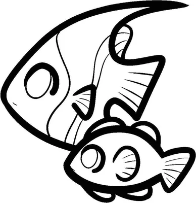 Маленькие рыбки рисунок (23 фото) » Рисунки для срисовки и не только