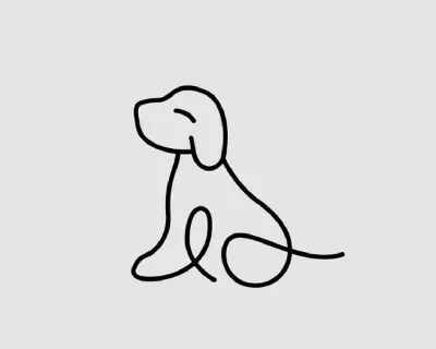 Рисунки собак маленькие (23 фото) » Рисунки для срисовки и не только