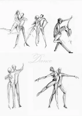 Рисунки на танцевальную тему - 45 фото