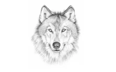 Для срисовки волки