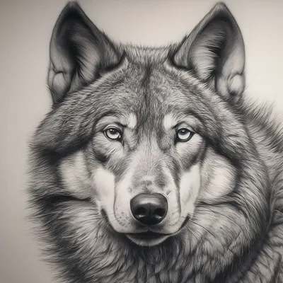 Рисунок волка не сложно (69 фото) » Рисунки для срисовки и не только