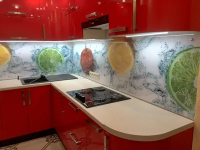 Купить стеклянный фартук скинали из стекла для кухни в Москве | Skinali Shop