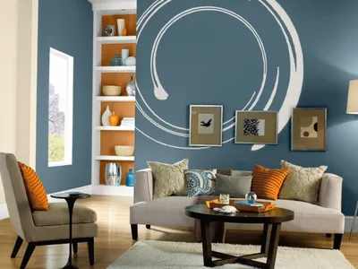 Покраска стен в квартире: 8 фото примеров креативной покраски стен | Houzz  Россия