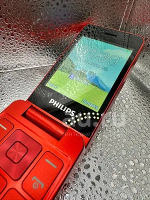Мобильный телефон Philips E2601 Xenium красный раскладной 2Sim 2.4\" 240x320  Nucleus 0.3Mpix GSM900/1800 FM microSD max32Gb Красный — купить в Москве,  цены в интернет-магазине «Экспресс Офис»