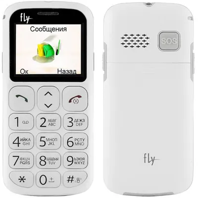 Отзыв о Сотовый телефон Fly Ezzy 5 | неплохой телефон для пожилых людей с  кнопкой экстренного вызова, но попадаются телефоны с дефектом
