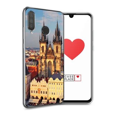 Силиконовый чехол для Huawei P30 Lite с принтом «Прага готический собор» —  купить в интернет-магазине Case Place