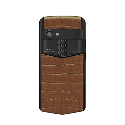 Телефон VERTU Aster P Gothic коричневая корица (кожа крокодила) – VERTU