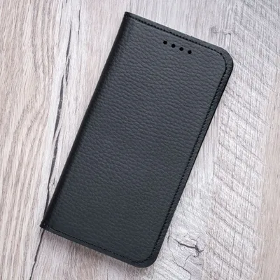 Кожаный чехол книжка для телефона Huawei Mate 10 Pro от Jk-case, черный