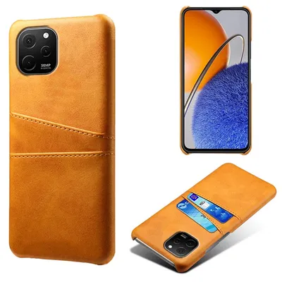 Покупайте Антипольный Телефон Для Телефона Для Huawei Nova Y61 4G Двойные  Слоты PU - Апельсин в Китае | TVC-Mall.com
