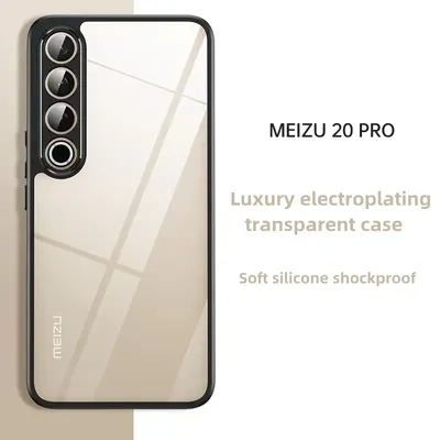 Прозрачный силиконовый чехол для телефона Meizu 20 Pro | AliExpress