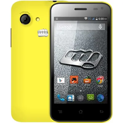 Смартфон Micromax BOLT A79, цена телефона. Цвет желтый