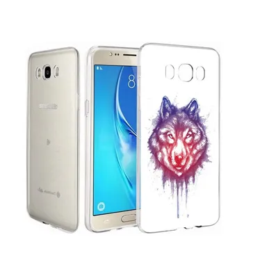 Чехол MyPads Tocco для Samsung Galaxy J7 пушистый волк, купить в Москве,  цены в интернет-магазинах на Мегамаркет