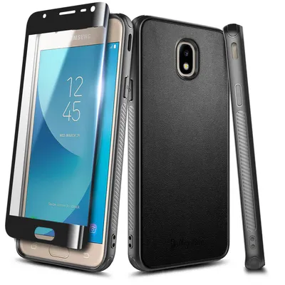 Купить Чехол для мобильного телефона For Samsung Galaxy J7  Crown/Refine/Star Case Slim Leather Cover + Tempered Glass, цена 2 490 руб  — (143598012320)