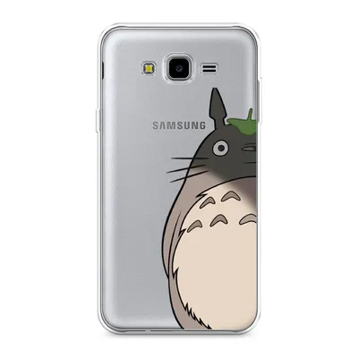 Силиконовый чехол для Samsung Galaxy J7 Neo с принтом «Тоторо пополам» —  купить в интернет-магазине Case Place