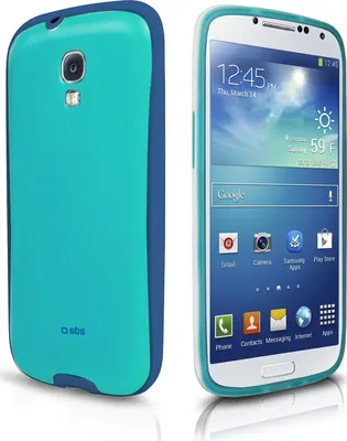 Чехол SBS для Samsung Galaxy S4 I9500 бирюзовый/голубой и синий, купить в  Москве, цены в интернет-магазинах на Мегамаркет