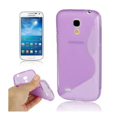 Phone Case Protective Sleeve S-CURVE for Samsung Galaxy S4 Mini i9190  Purple 4052491019258 | eBay
