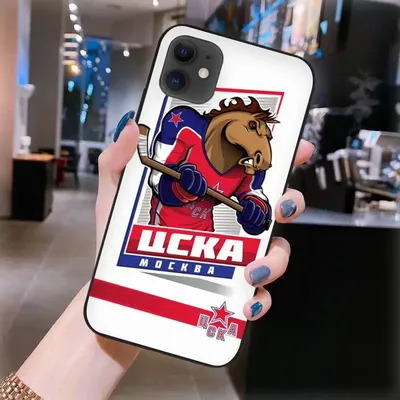 Купить эксклюзивный чехол с логотипом ЦСКА Mobcase 1246 для iPhone XR