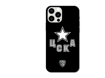 Чехол на телефон iPhone 12 Pro ХК ЦСКА (BLCKCS-CSKA-12PRO) - купить за  950.00 руб.