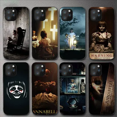 Купить Чехол для телефона «Аннабель» с фильмом ужасов для Iphone 11 12 Mini  13 14 Pro Xs Max X 8 7 6s Plus 5 Se Xr Shell | Joom