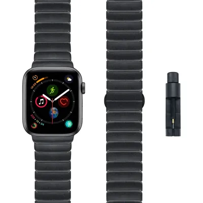 Ремешок для смарт-часов Apple Watch \"Миланская петля\", металлический купить  по низким ценам в интернет-магазине Uzum (640985)