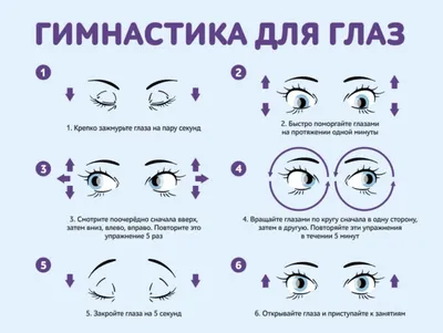 Гимнастика для глаз по Аветисову — комплекс упражнений для тренировки и  массажа глаз