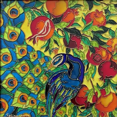 Купить Diy 5D Алмазная картина Витраж Роза Полный квадратный круглый дрель  Стразы Вышивка Цветы Мозаика Наборы для вышивки крестом Декор стен FG1837 |  Joom