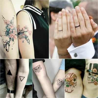 Тату для пар со смыслом - выбирайте правильно - tattopic.ru