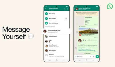 WhatsApp rolls out a feature that makes it easier to message yourself |  TechCrunch