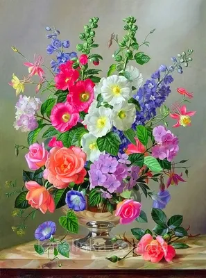 Купить набор для вышивки лентами Цветной «Полевые цветы», арт. VL006 в  интернет-магазине Раскраски.Ру