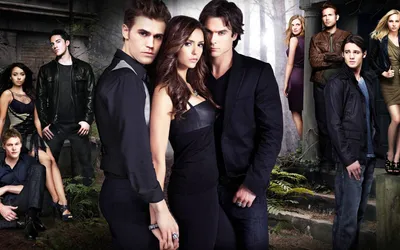 Картина GeekLand The Vampire Diaries Дневники Вампира Елена, Стефан и  Деймон (60х40 см) VD 09.001 (FU21VD 09.001) - купить в магазине mBuy24.com