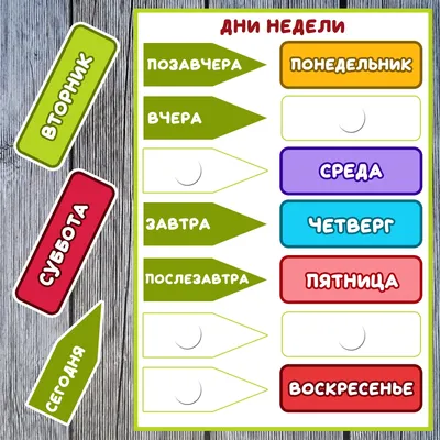 Карточки Дни Недели — купить в интернет-магазине OZON по выгодной цене