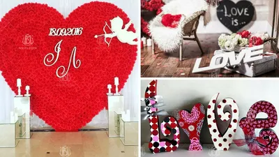 Что следует знать о романтических идеях декора ко Дню Святого Валентина -  изготовление декора Manific Decor
