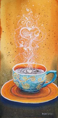 Доброе кофейное Утро☕☕☕ Латте арт, …» — создано в Шедевруме
