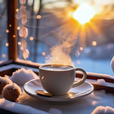 Доброе морозное утро картинки красивые с пожеланиями - 66 фото