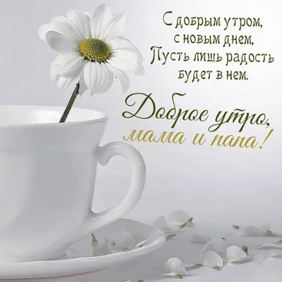 Открытка с именем Мамуля Доброе утро тюльпаны и кофе. Открытки на каждый  день с именами и пожеланиями.