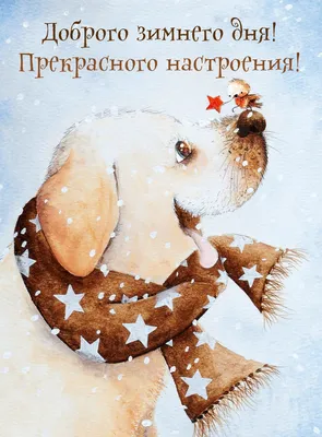 Топовые открытки с добрым зимним настроением (20 фото)
