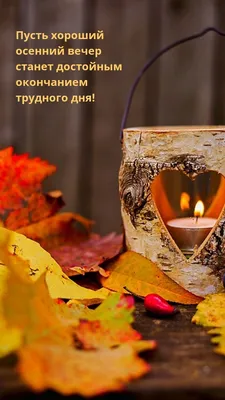 Красивые картинки \"Доброго осеннего вечера!\" (116 шт.) | Картинки, Осенние  картинки, Открытки