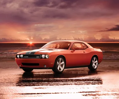 Фотографии Dodge Challenger купе (Додж), скачать обои для рабочего стола