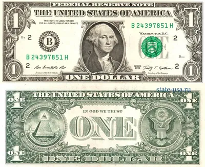 Доллар США и деньги США | Экономика США - Информация о США | Соединенные  Штаты Америки