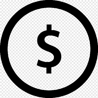 Знак доллара США Dollar Money, доллар, текст, логотип, монохромный png |  PNGWing