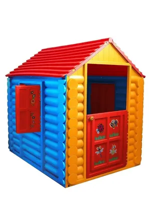 Большой игровой пластиковый домик для детей. Подарки детям домой или на  дачу / Детские игрушки Pic'nMix 11318935 купить в интернет-магазине  Wildberries