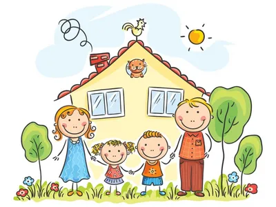 Рисунки домиков для детей - фото и картинки abrakadabra.fun