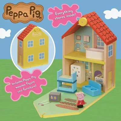 Peppa Pig Игровой набор «Трёхэтажный дом Пеппы» - «Целый дом свиней.  Очаровательно! » | отзывы