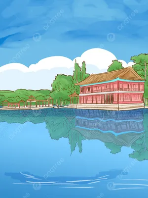 Скачать обои Дом на озере на рабочий стол из раздела картинок Озера
